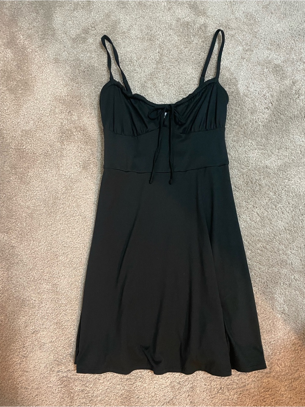 Hollister Black Slip Dress with Thin Straps